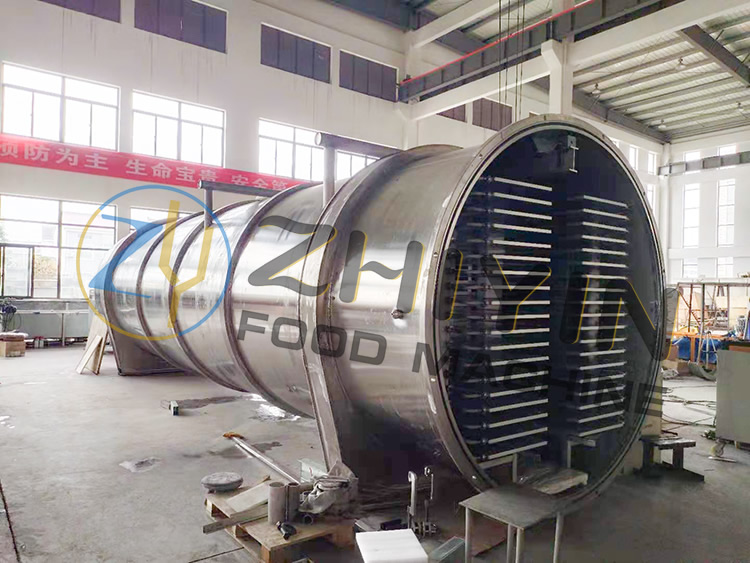 Food Fruit Vegetable Freeze Dry Machine Vacuum Dryer 50m² Fruit Slices Freeze Drying Machine